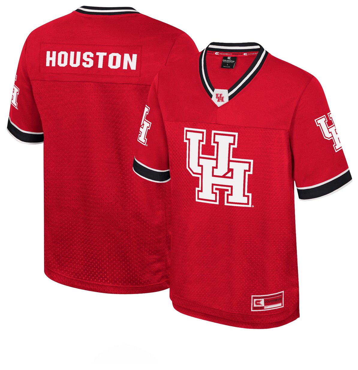 Colosseum Men's Houston Cougars Red Hits Football Jersey product image