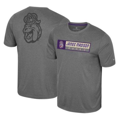 sorry, Colosseum Men's James Madison Dukes Heather Charcoal Twin T-Shirt is currently out of stock