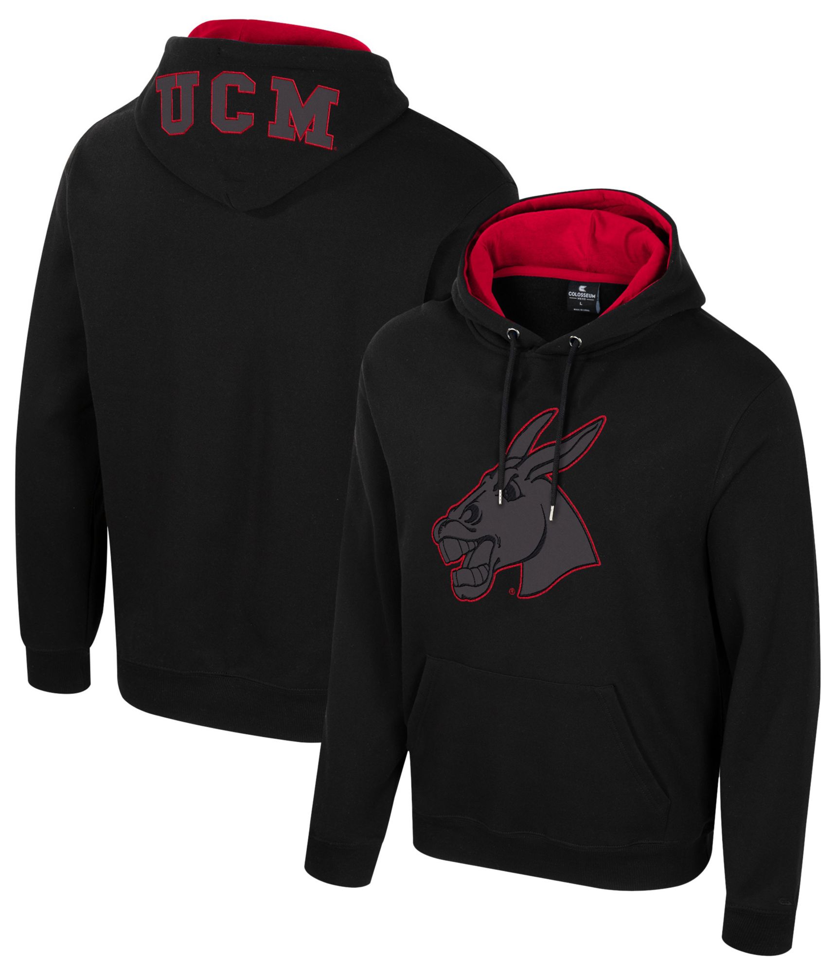 Colosseum Men's Ole Miss Rebels Black Bioelectric Hoodie product image