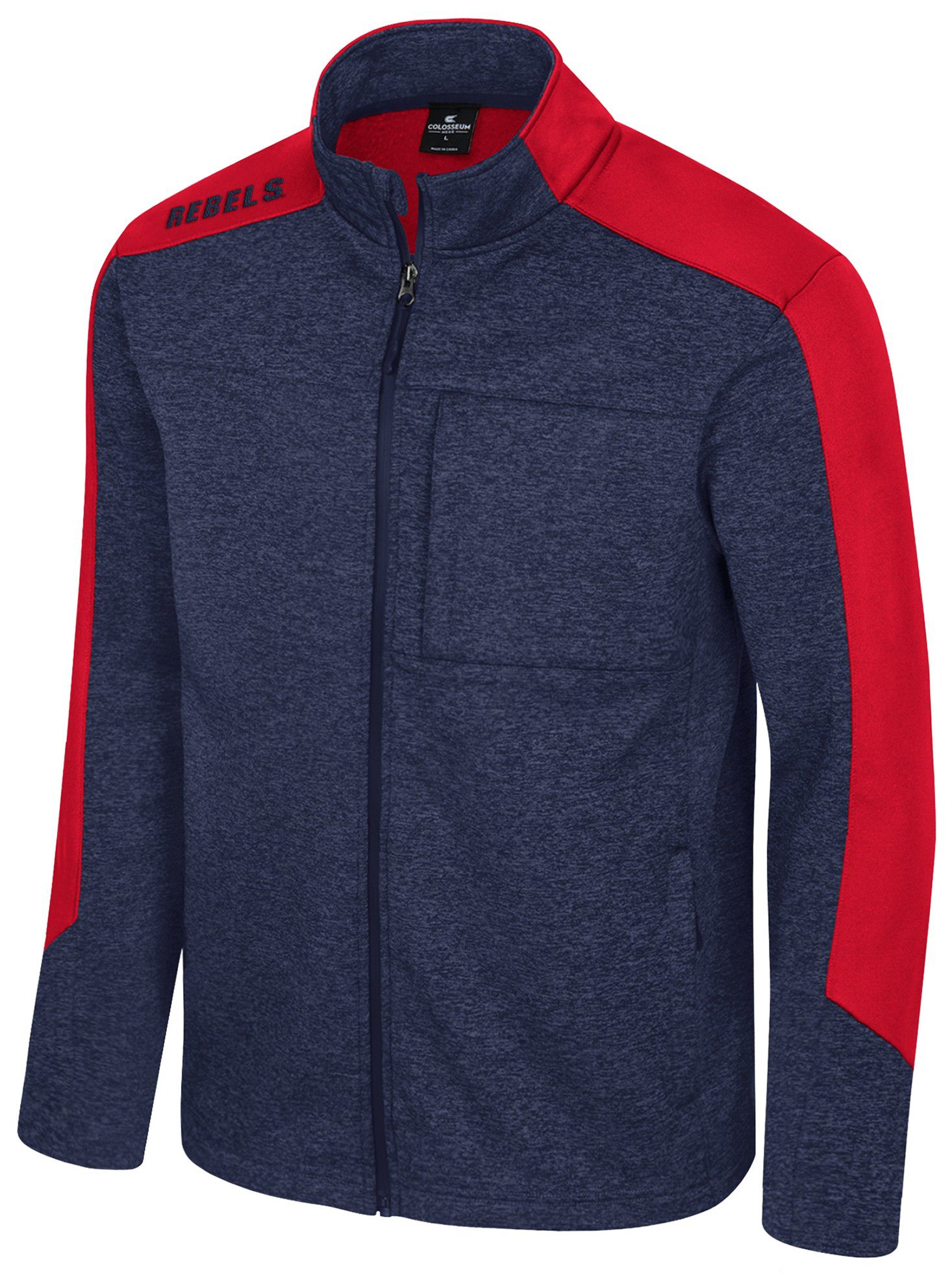 Colosseum Men's Ole Miss Rebels Navy Full-Zip New Dad Jacket product image