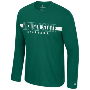 sorry, Colosseum Men's Michigan State Spartans Green Bar Long Sleeve T-Shirt is currently out of stock