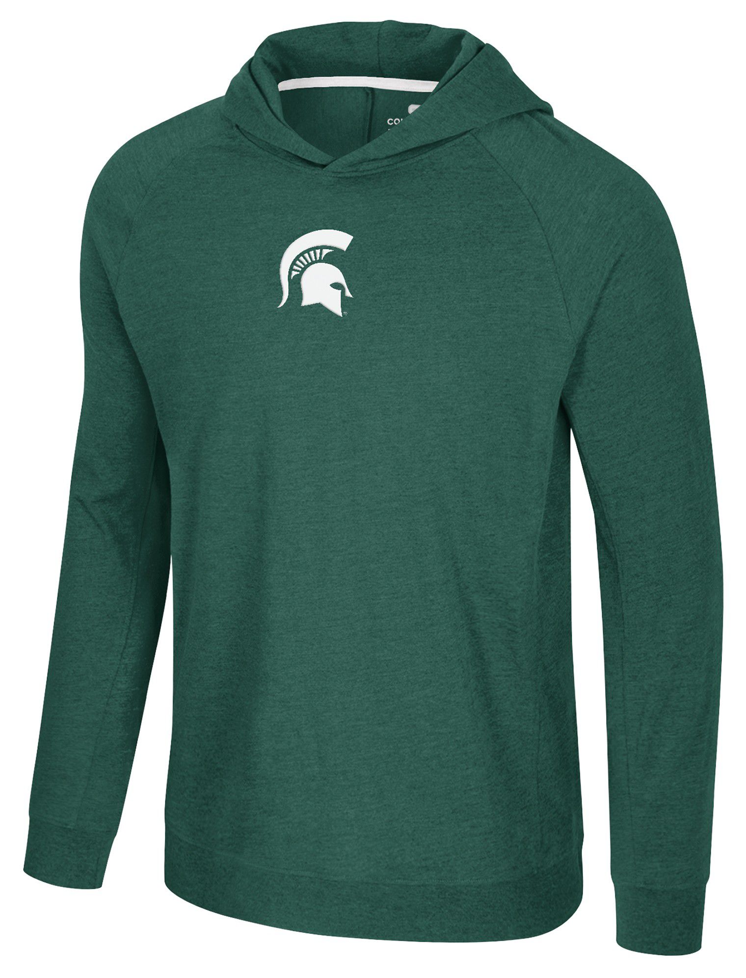 Colosseum Men's Michigan State Spartans Green Long Sleeve Hoodie T-Shirt product image