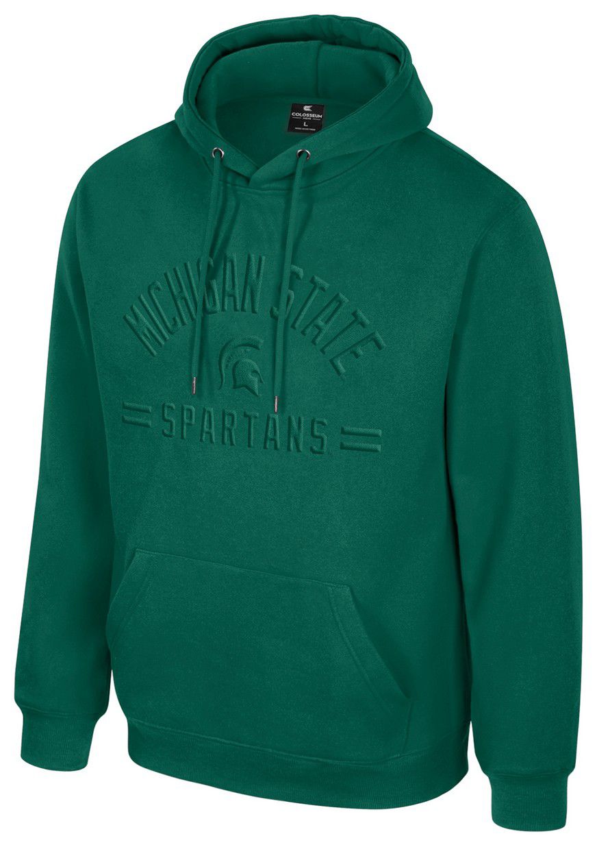Colosseum Men's Michigan State Spartans Green New Member Pullover Hoodie product image