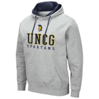 sorry, Colosseum Men's UNC Greensboro Spartans Heather Grey Promo 2025 Pullover Hoodie is currently out of stock