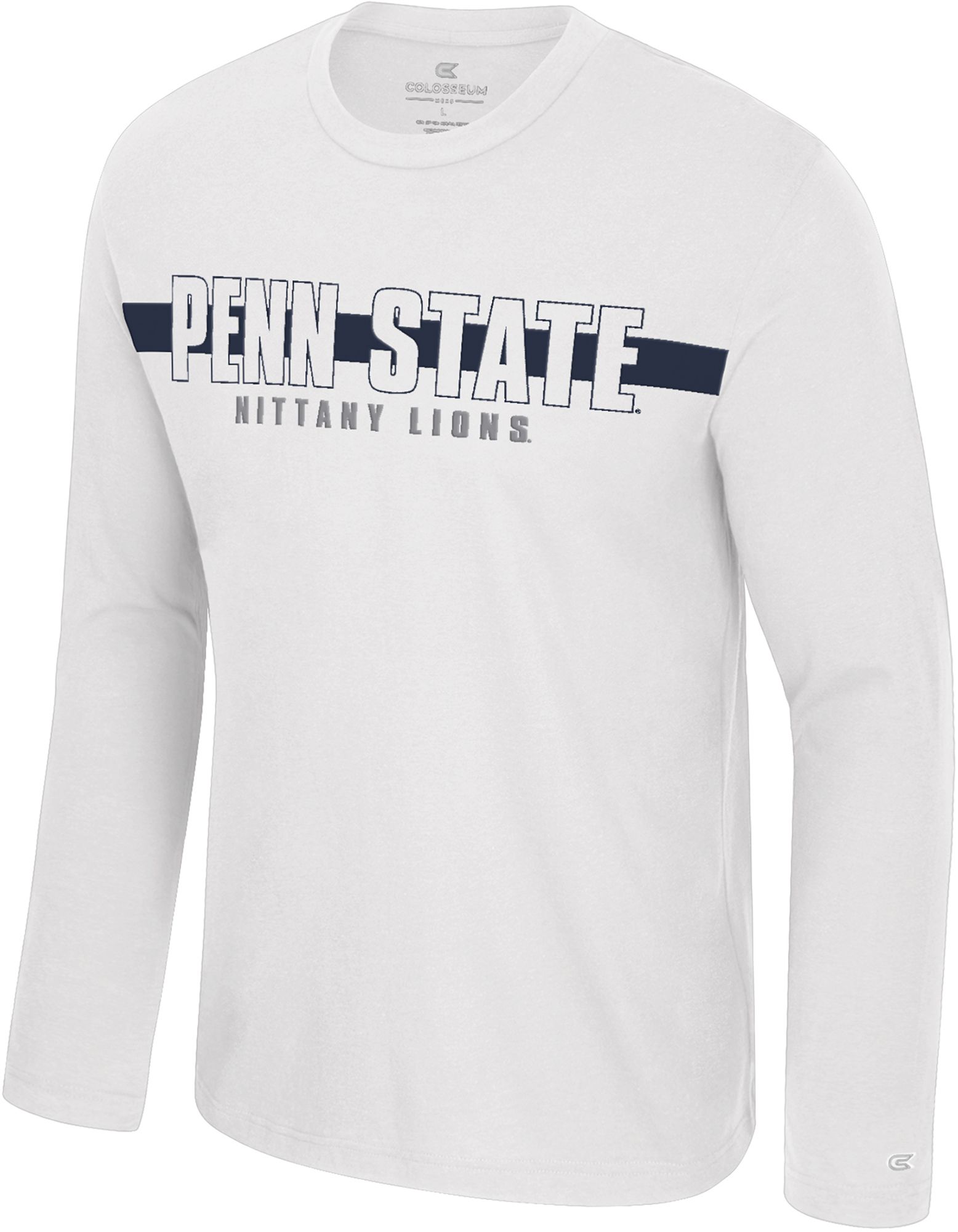 Colosseum Men's Penn State Nittany Lions Navy Bar Long Sleeve T-Shirt product image