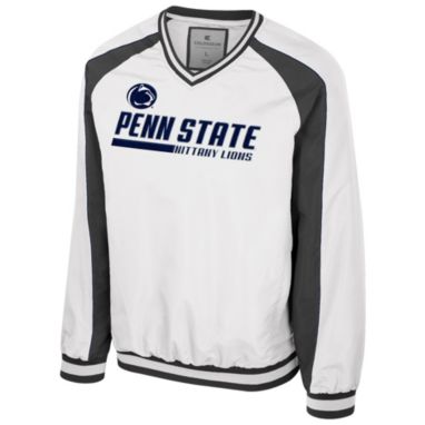 sorry, Colosseum Men's Penn State Nittany Lions White Goes America Coach Pullover Jacket is currently out of stock