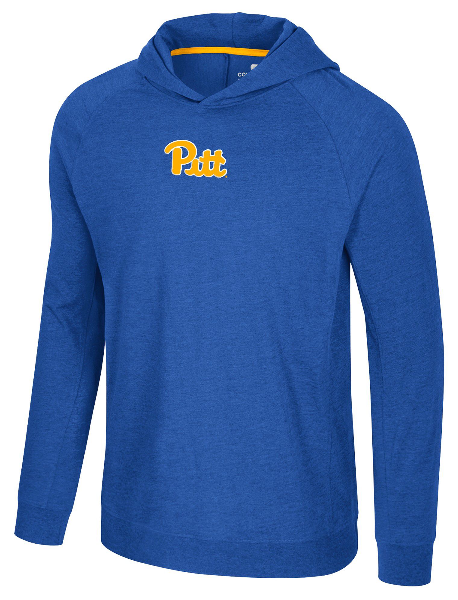 Colosseum Men's Pitt Panthers Royal Long Sleeve Hoodie T-Shirt product image