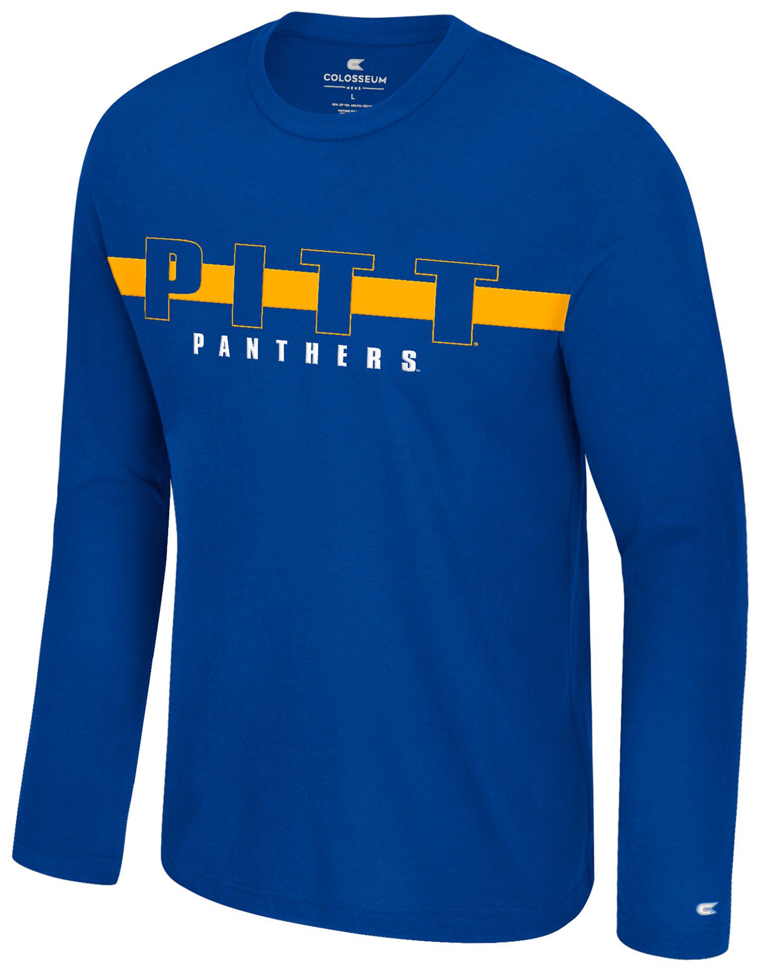 Colosseum Men's Pitt Panthers Royal Bar Long Sleeve T-Shirt product image