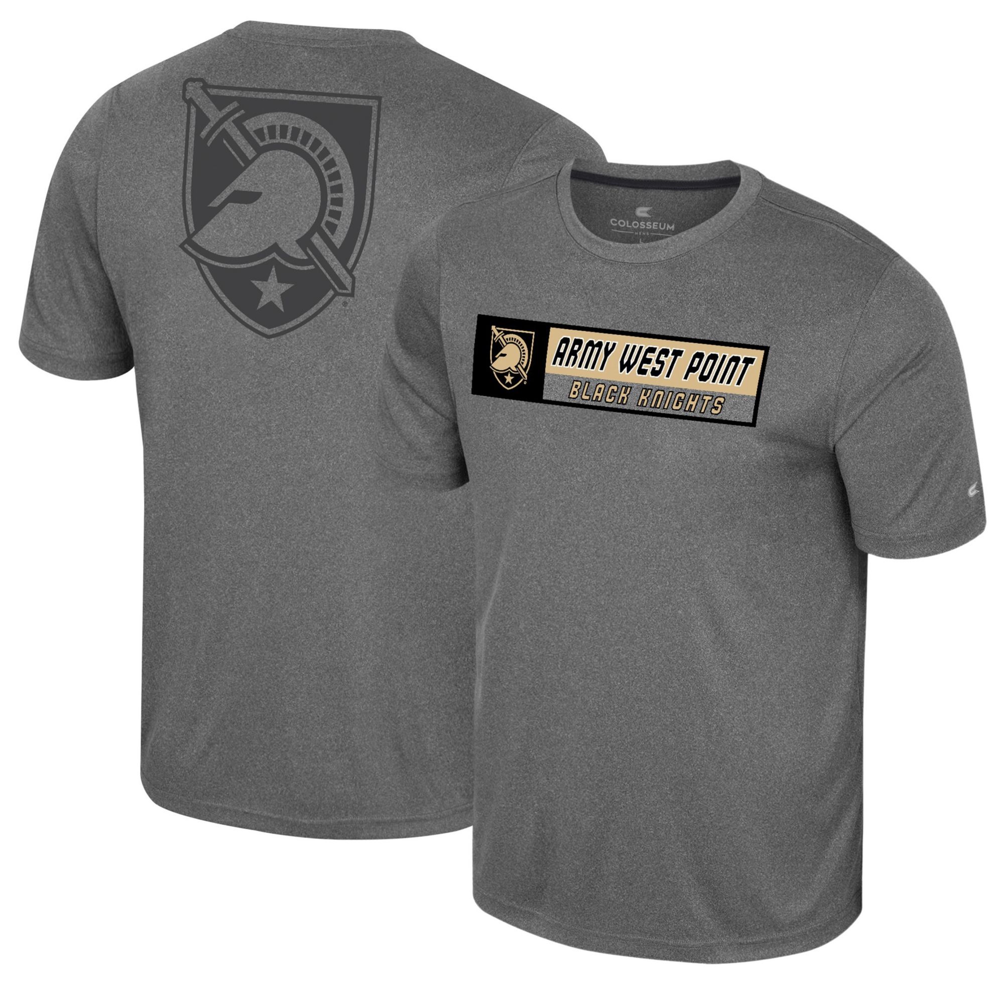 Colosseum Men's Army West Point Black Knights Heather Charcoal Twin T-Shirt product image