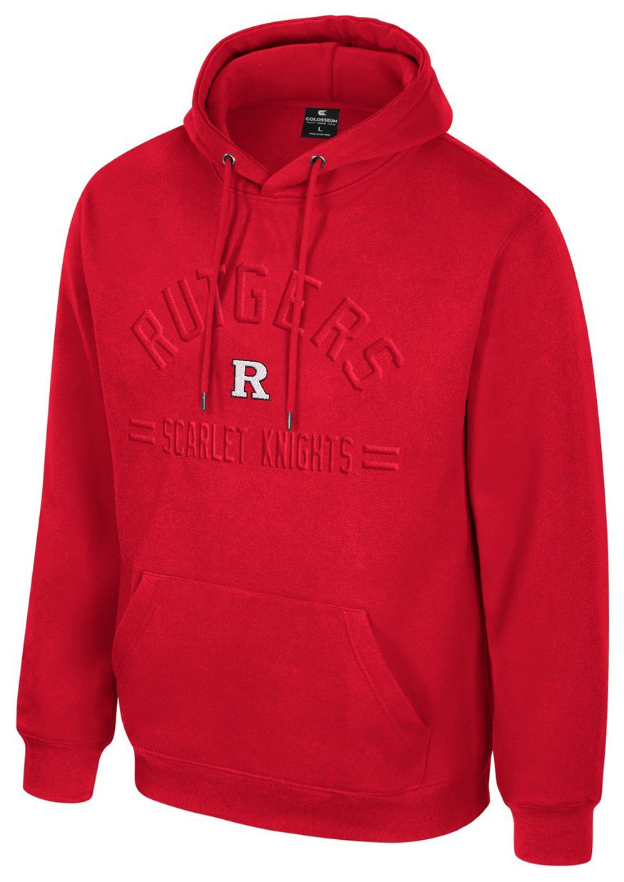 Colosseum Men's Rutgers Scarlet Knights Red New Member Pullover Hoodie product image
