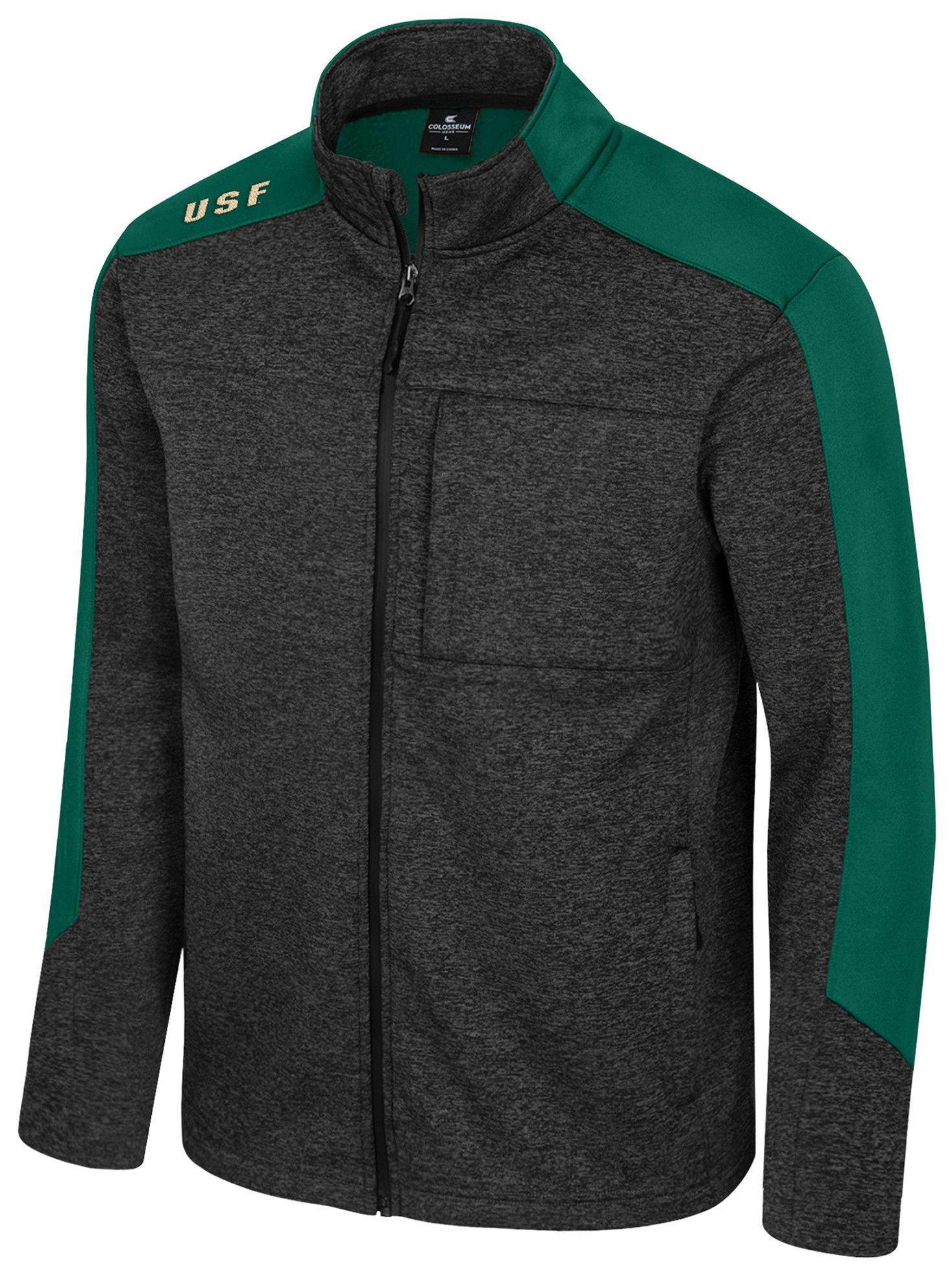 Colosseum Men's South Florida Bulls Black Full-Zip New Dad Jacket product image