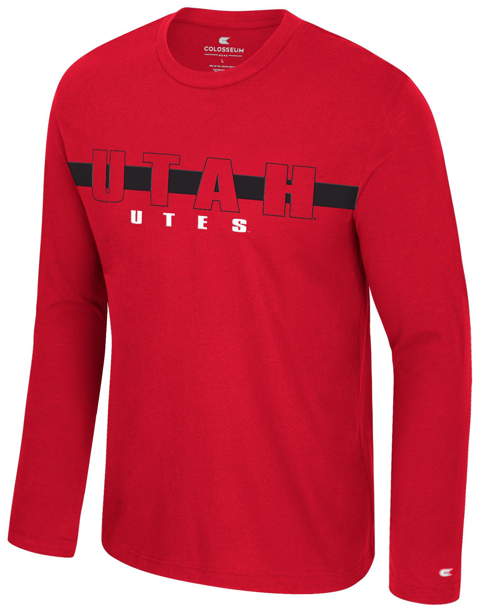 Colosseum Men's Utah Utes Red Bar Long Sleeve T-Shirt product image
