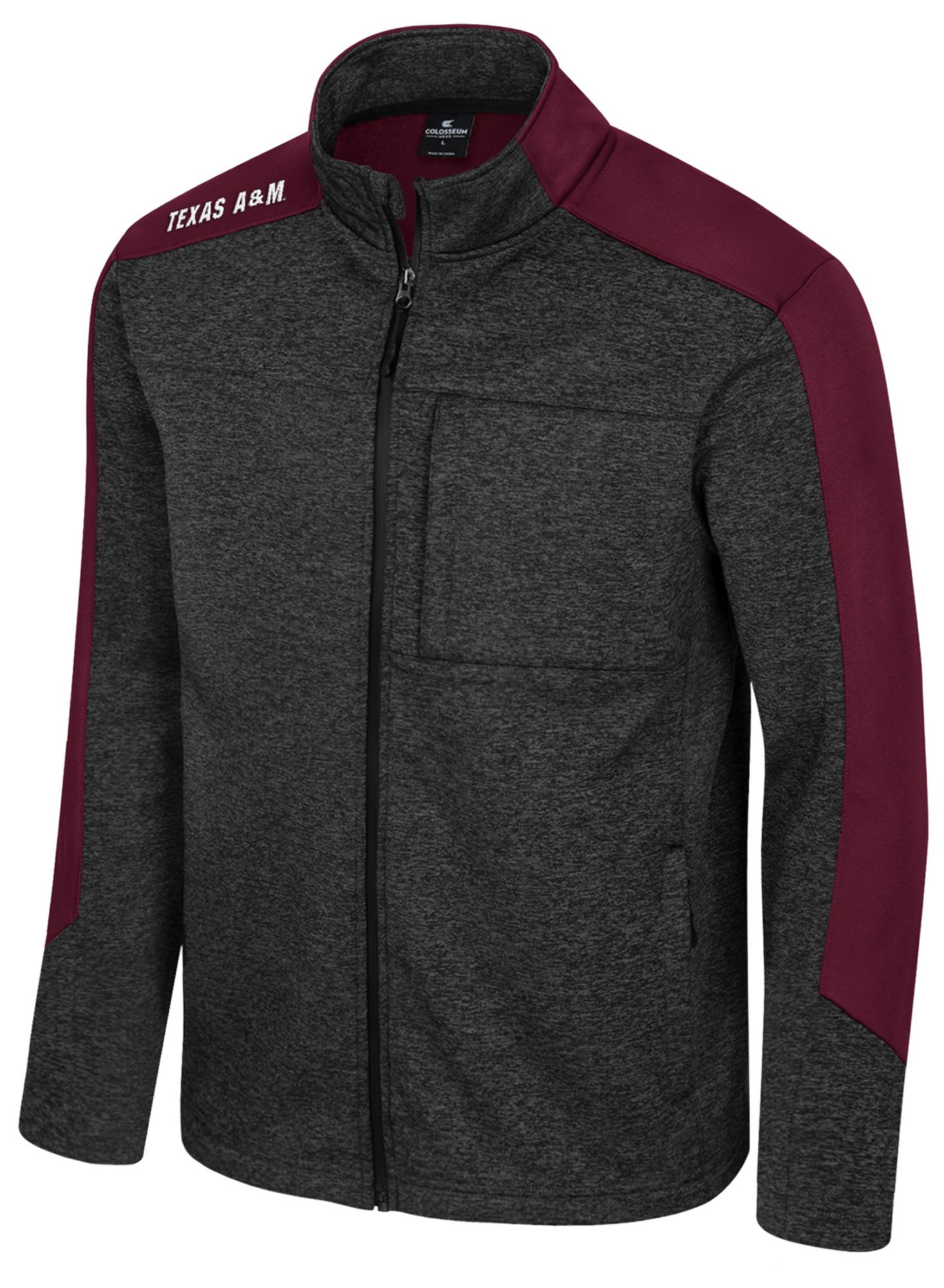 Colosseum Men's Texas A&M Aggies Black Full-Zip New Dad Jacket product image