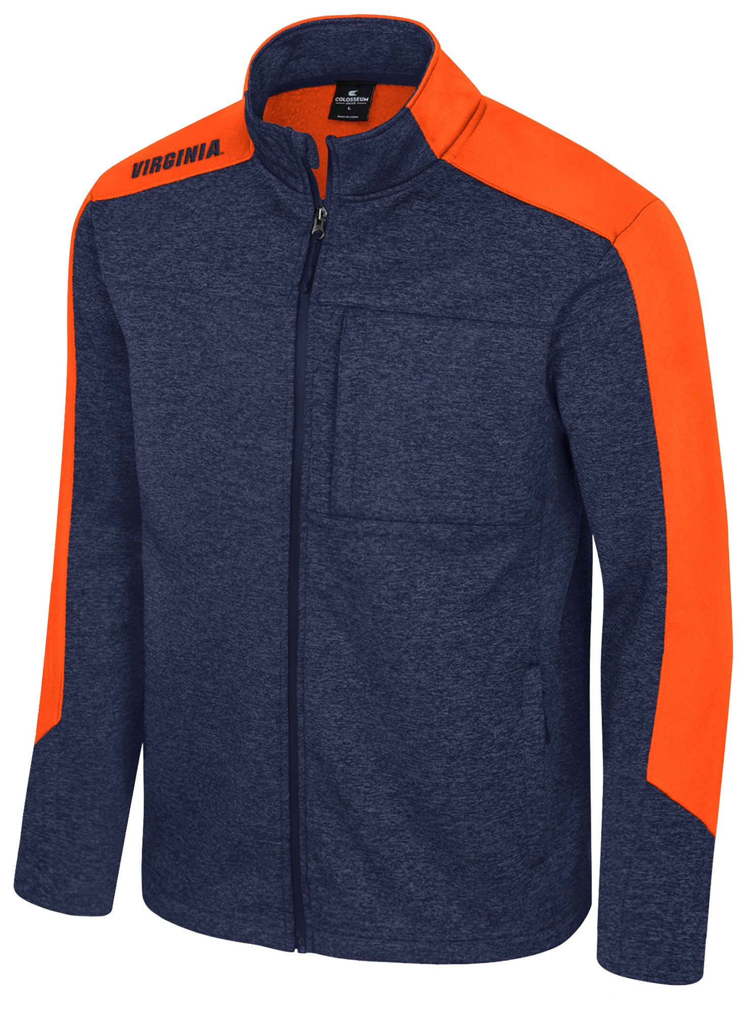 Colosseum Men's Virginia Cavaliers Navy Full-Zip New Dad Jacket product image