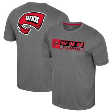 sorry, Colosseum Men's Western Kentucky Hilltoppers Heather Charcoal Twin T-Shirt is currently out of stock