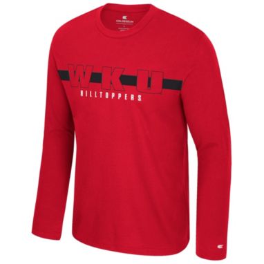 sorry, Colosseum Men's Western Kentucky Hilltoppers Red Bar Long Sleeve T-Shirt is currently out of stock