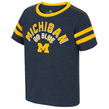 sorry, Colosseum Toddler Michigan Wolverines Navy Shermy 2T Short Sleeve T-Shirt is currently out of stock
