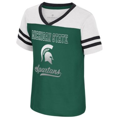 sorry, Colosseum Toddler Michigan State Spartans Green Bling 2T Short Sleeve T-Shirt is currently out of stock