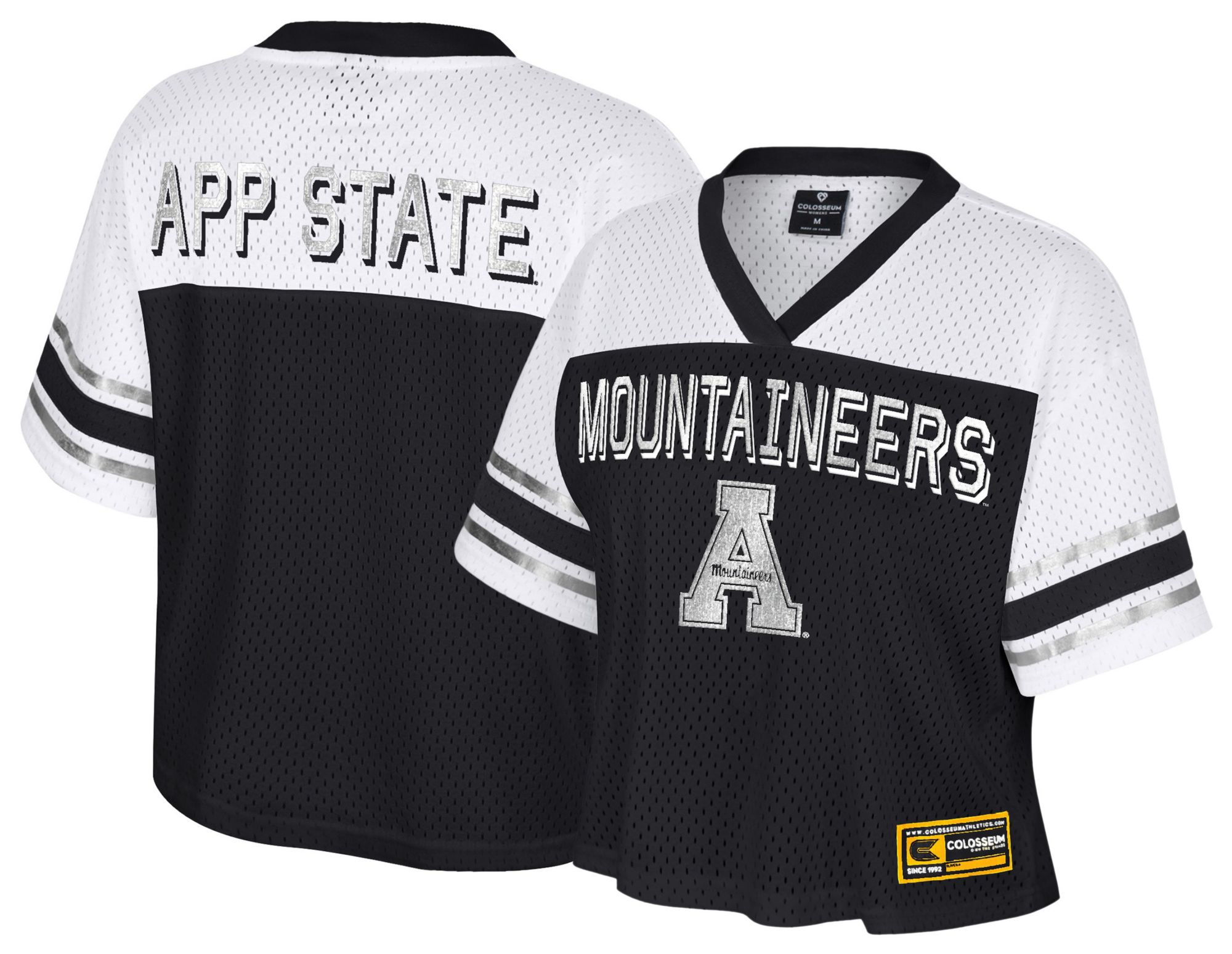 Colosseum Women's Appalachian State Mountaineers Black Posh Jersey product image