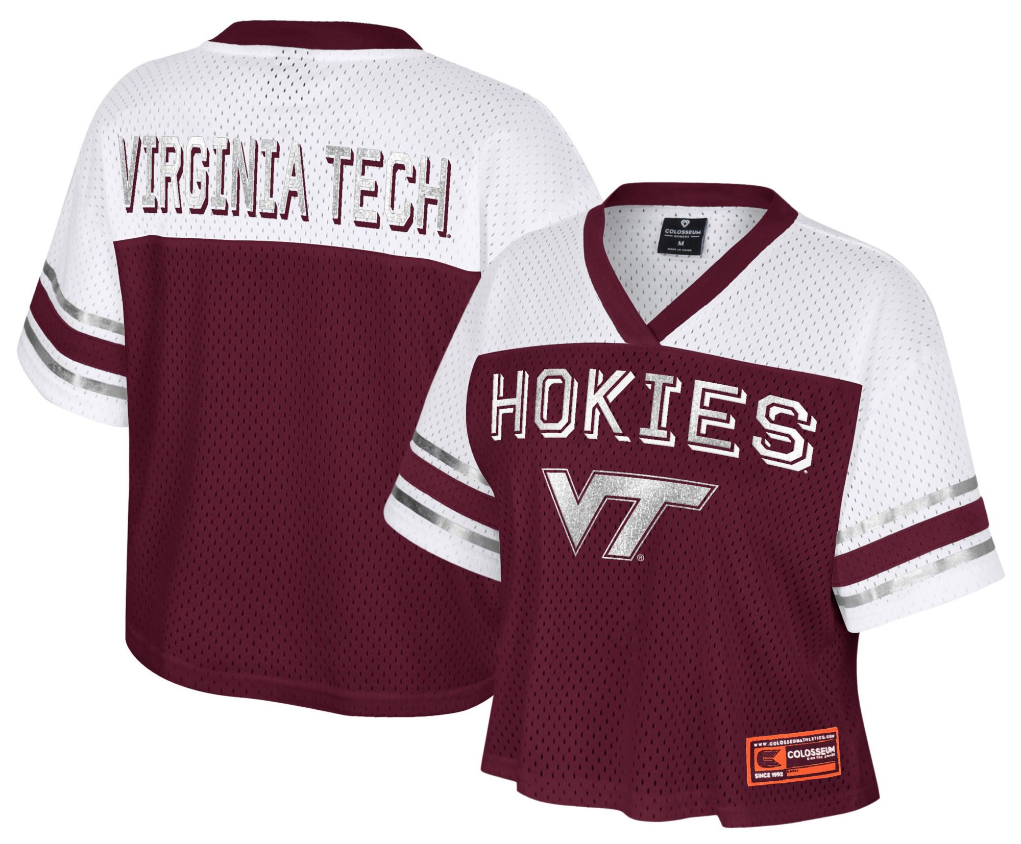 Colosseum Women's Virginia Tech Hokies Maroon Posh Jersey product image