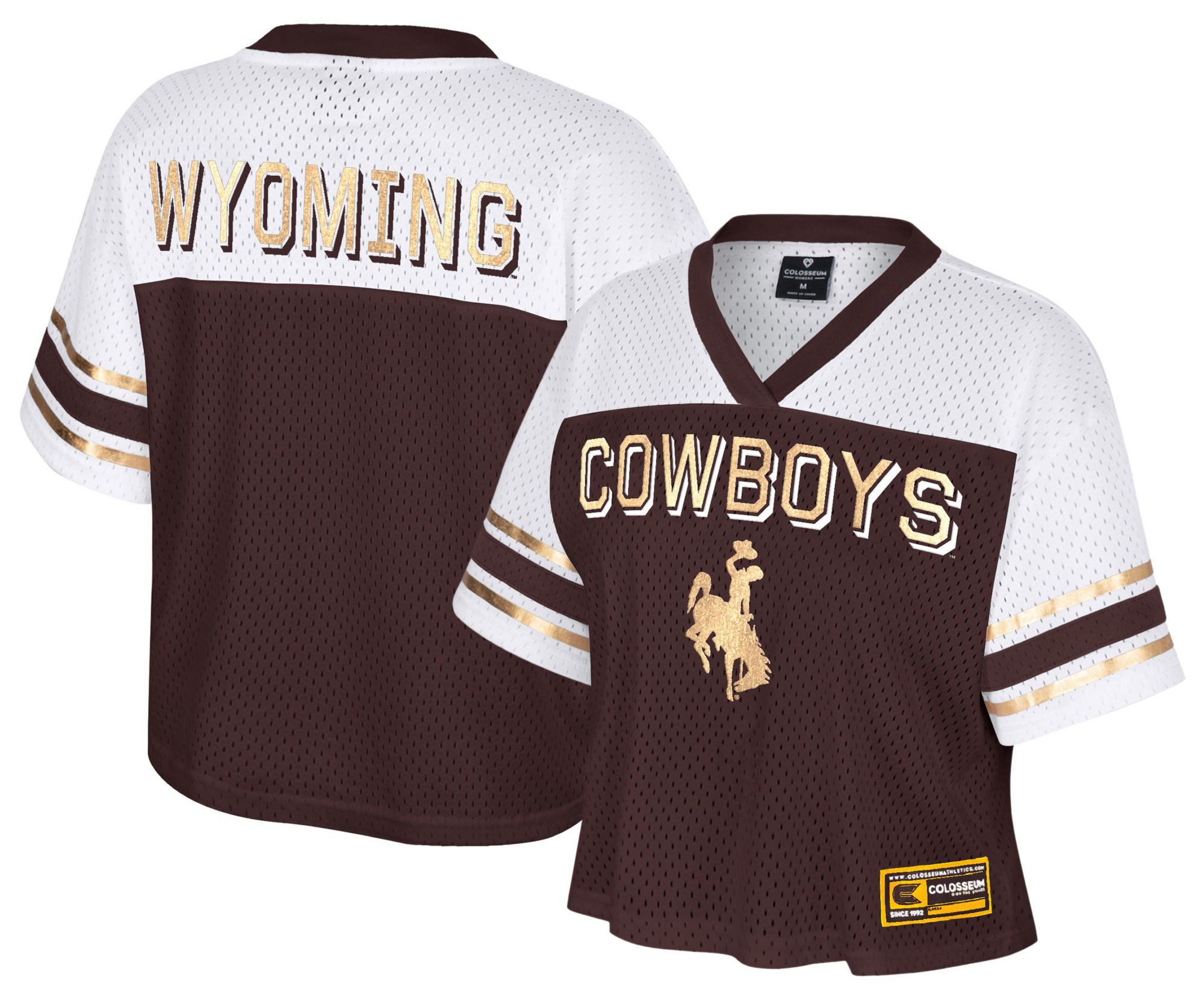 Colosseum Women's Wyoming Cowboys Brown Posh Jersey product image