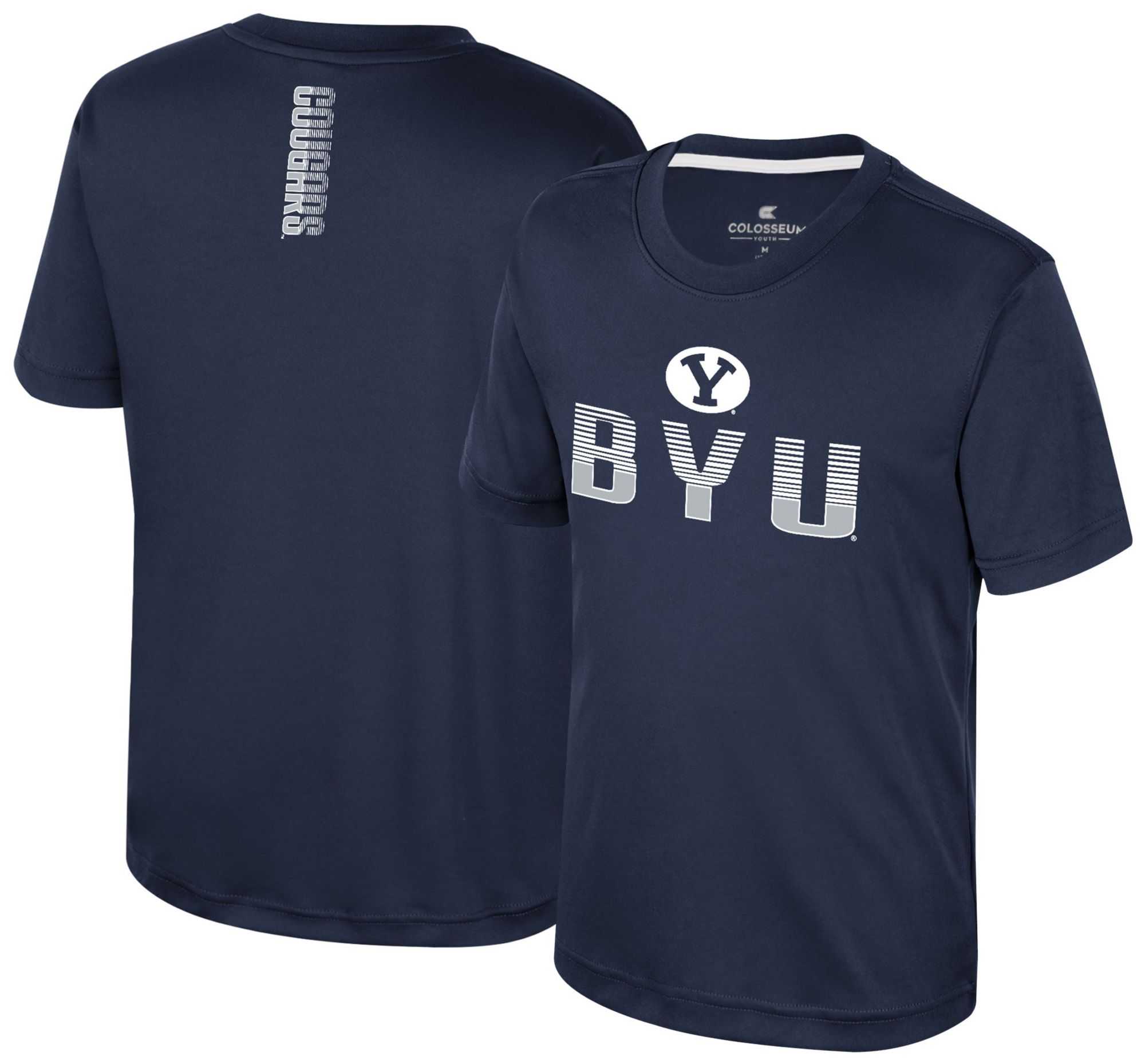Colosseum Youth BYU Cougars Navy Simon Poly Short Sleeve T-Shirt product image