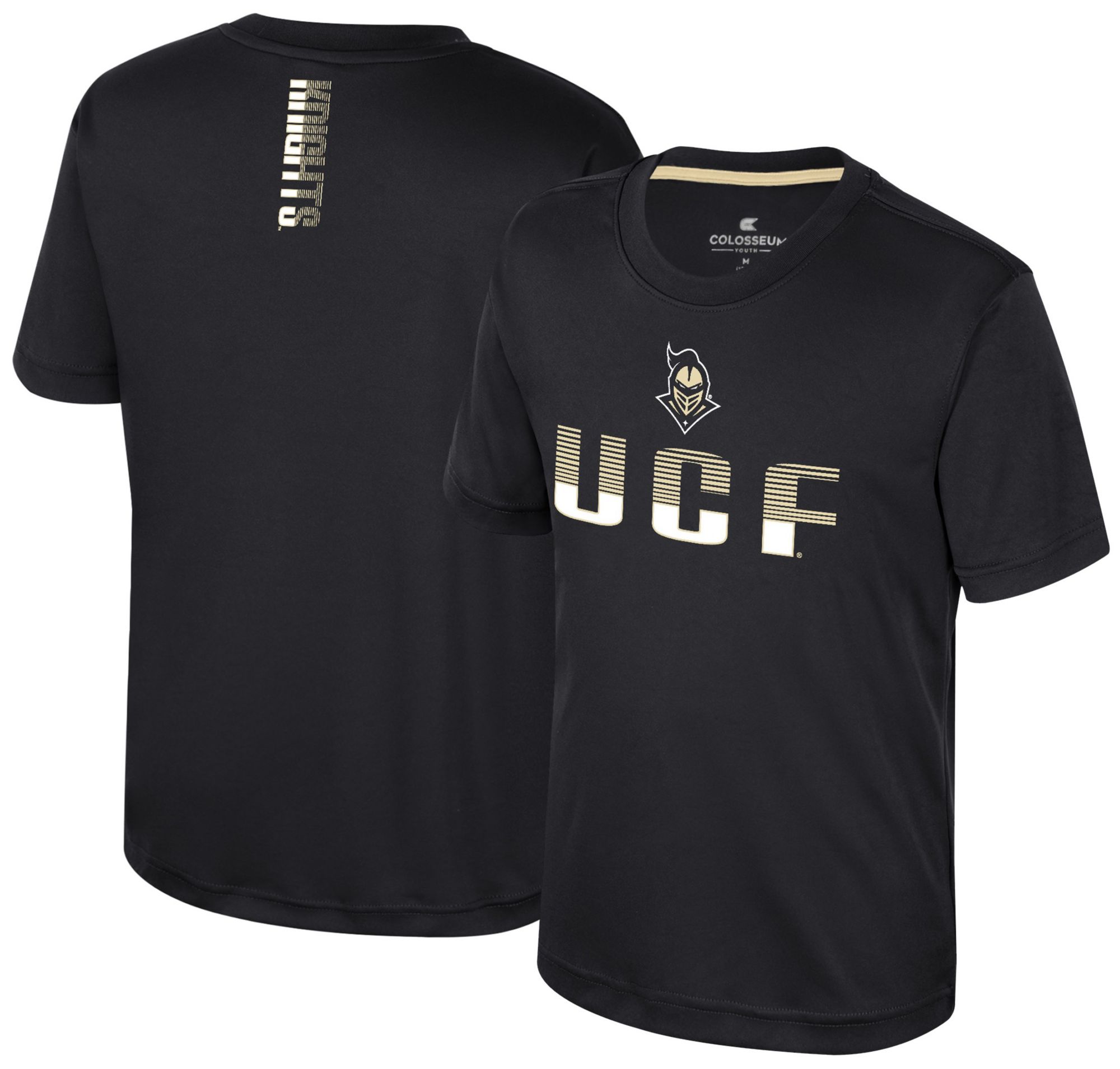 Colosseum Youth UCF Knights Black Simon Poly Short Sleeve T-Shirt product image