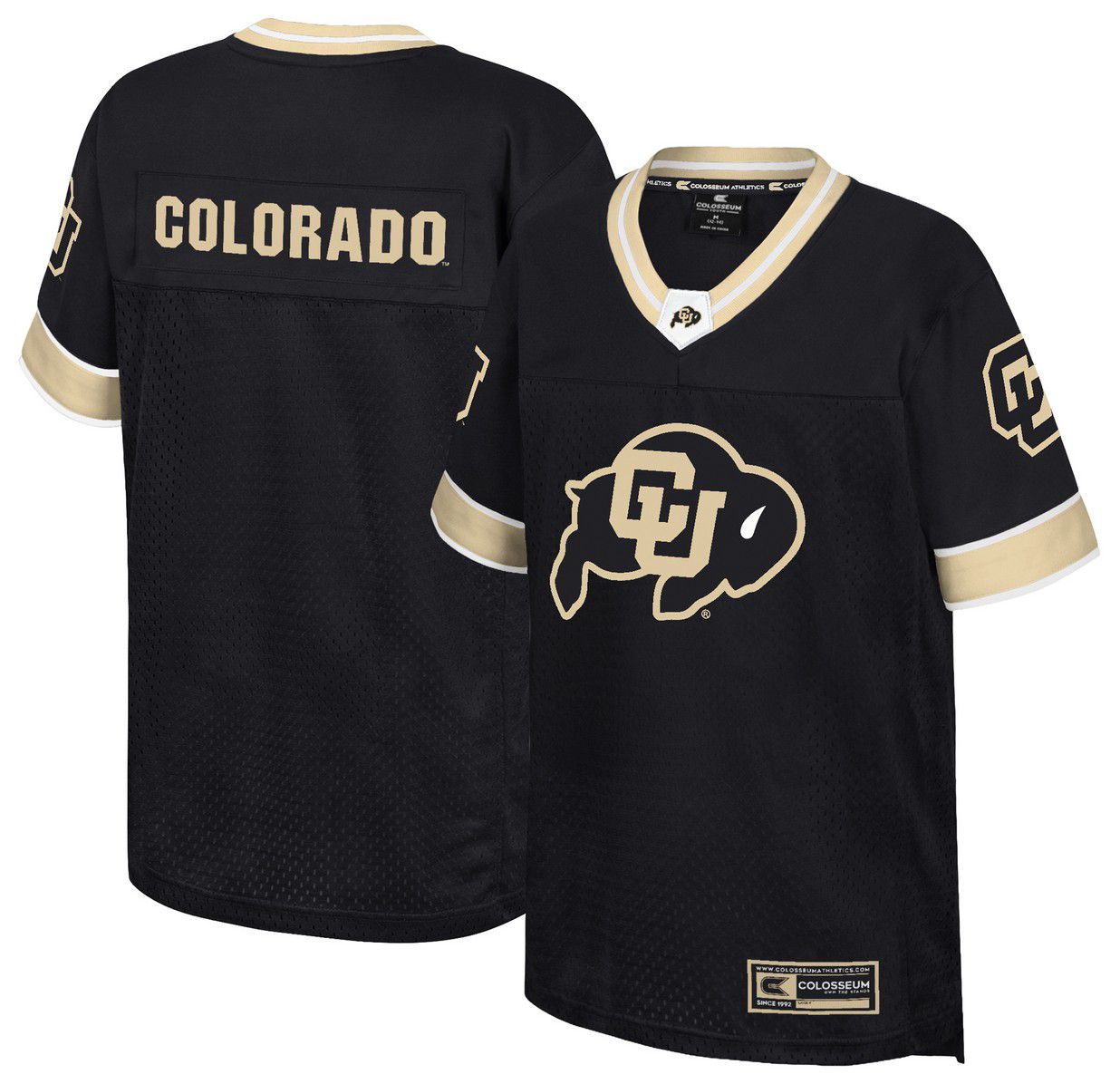Colosseum Youth Colorado Buffaloes Black Football Jersey product image