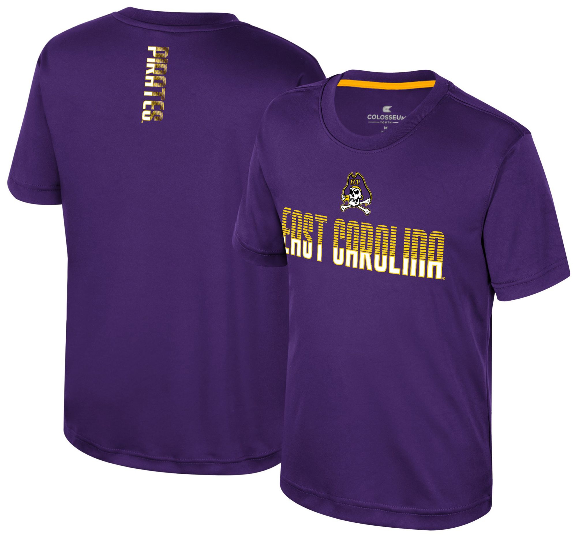 Colosseum Youth East Carolina Pirates Purple Simon Poly Short Sleeve T-Shirt product image