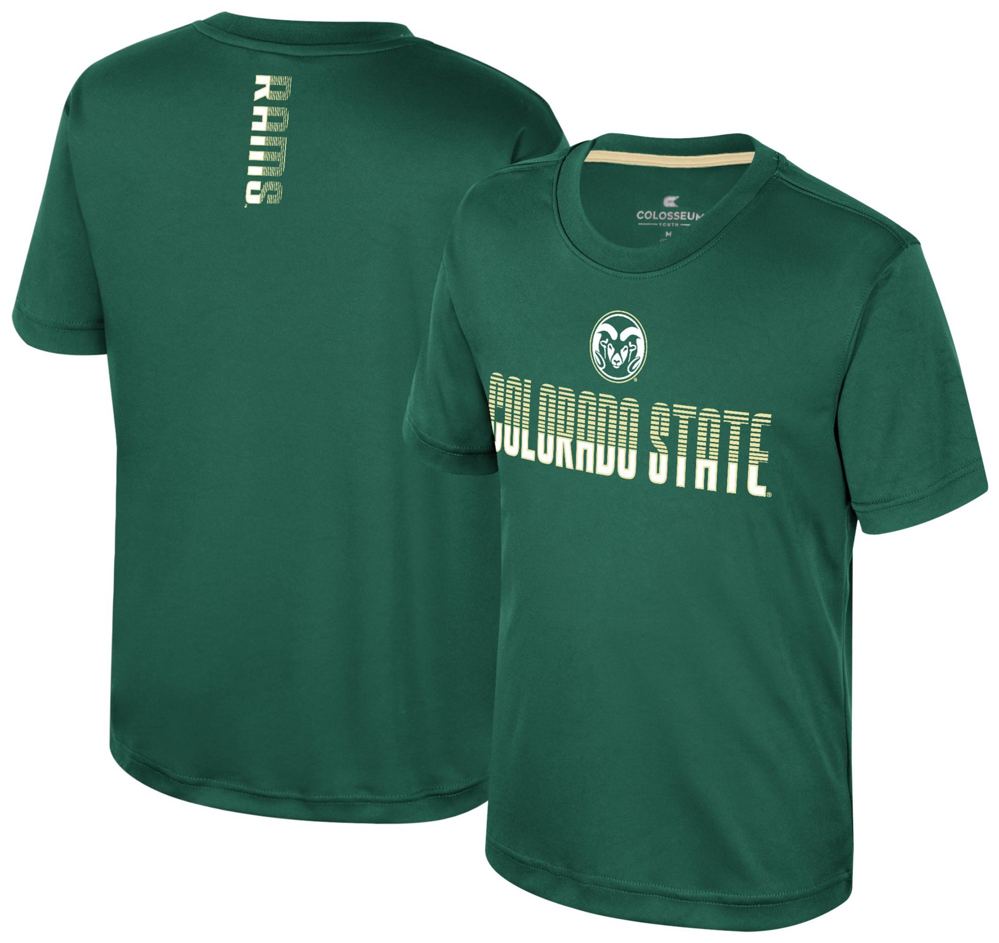 Colosseum Youth Colorado State Rams Green Simon Poly Short Sleeve T-Shirt product image