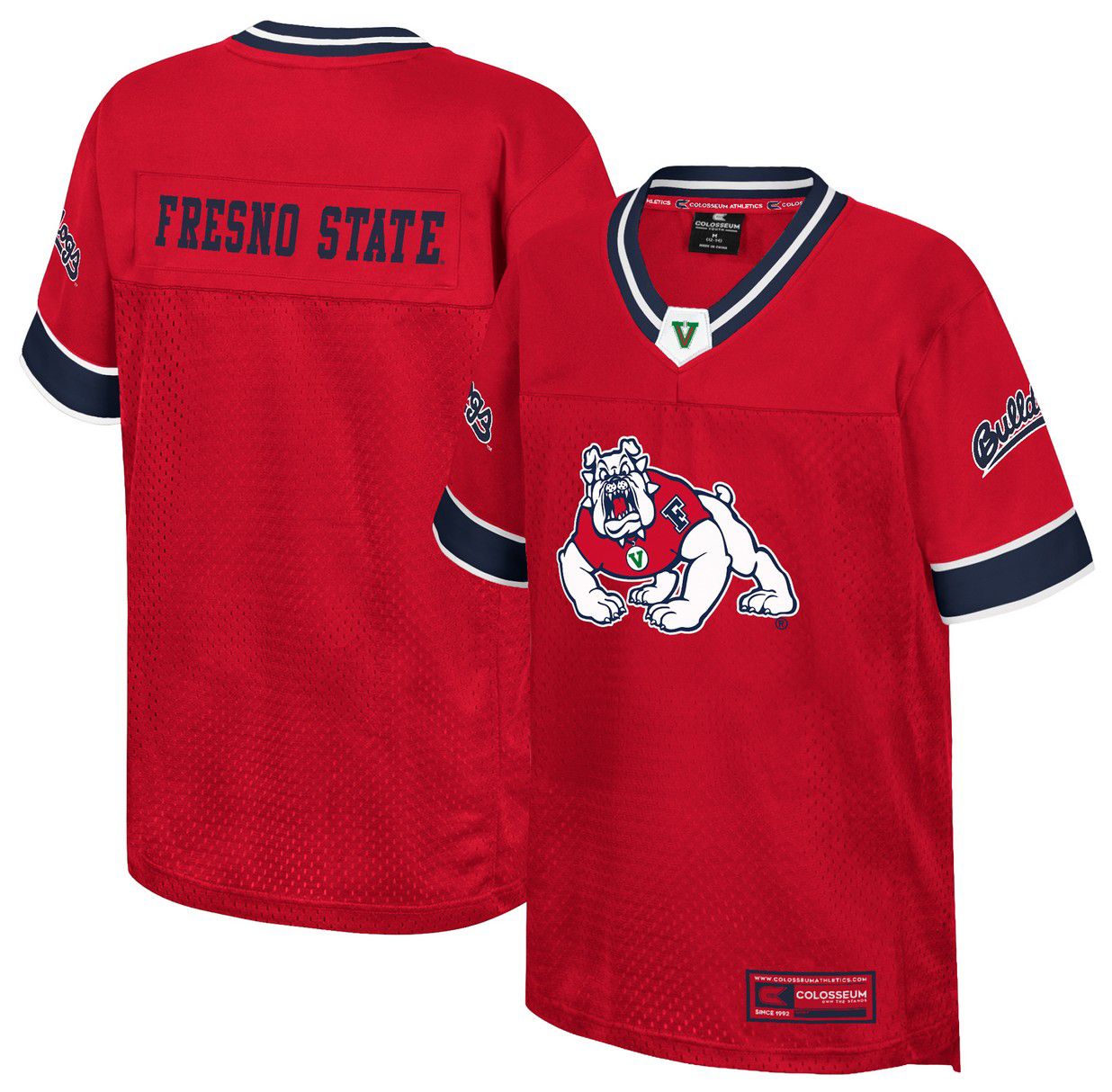 Colosseum Youth Fresno State Bulldogs Red Football Jersey product image
