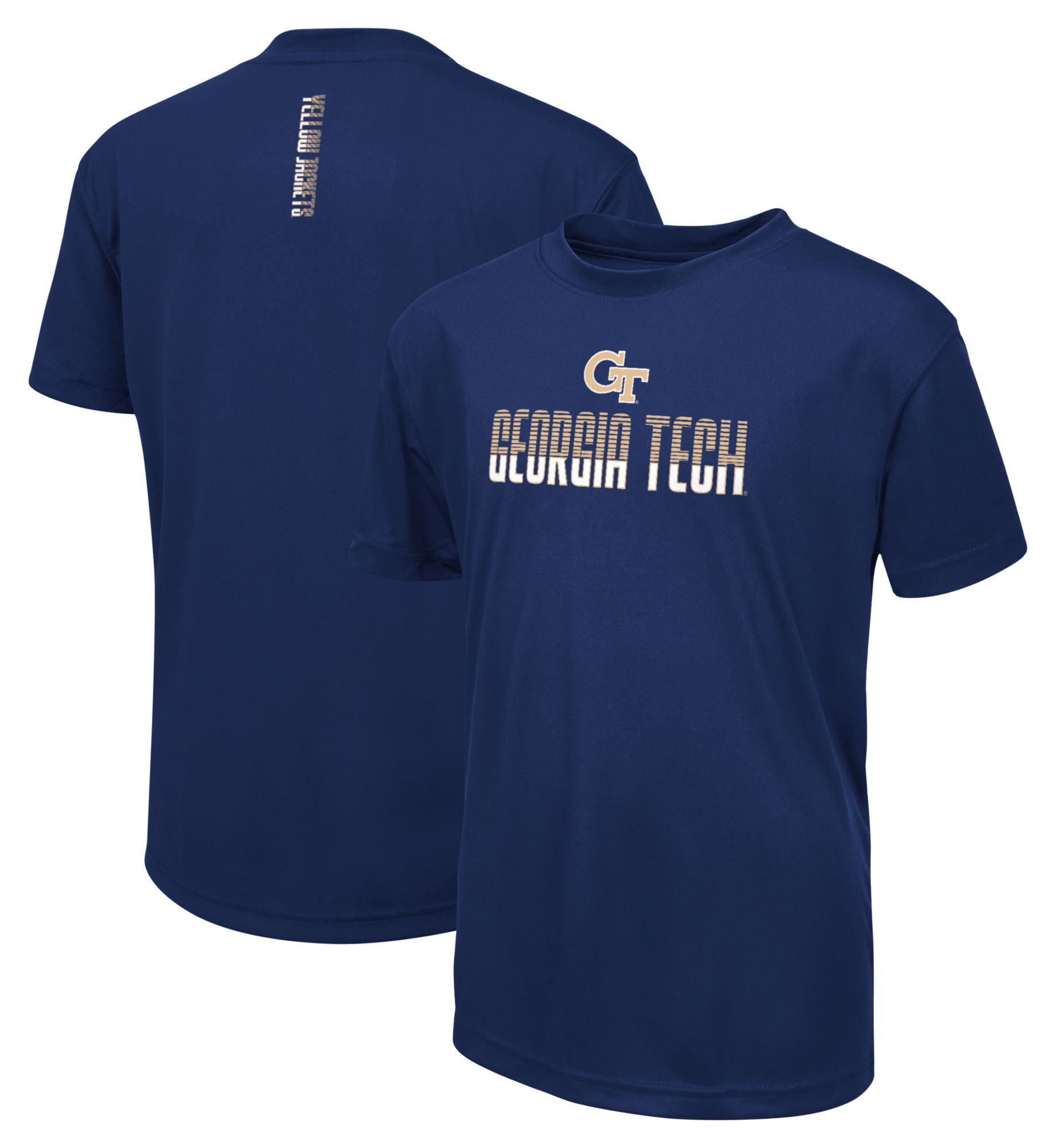 Colosseum Youth Georgia Tech Yellow Jackets Navy Trail 2Hit T-Shirt product image