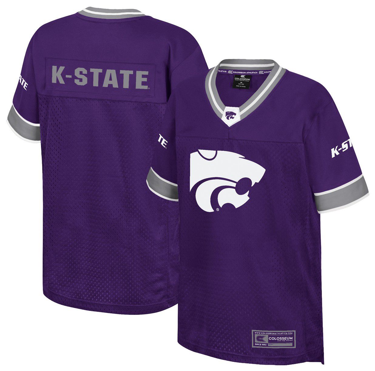 Colosseum Youth Kansas State Wildcats Purple Football Jersey product image