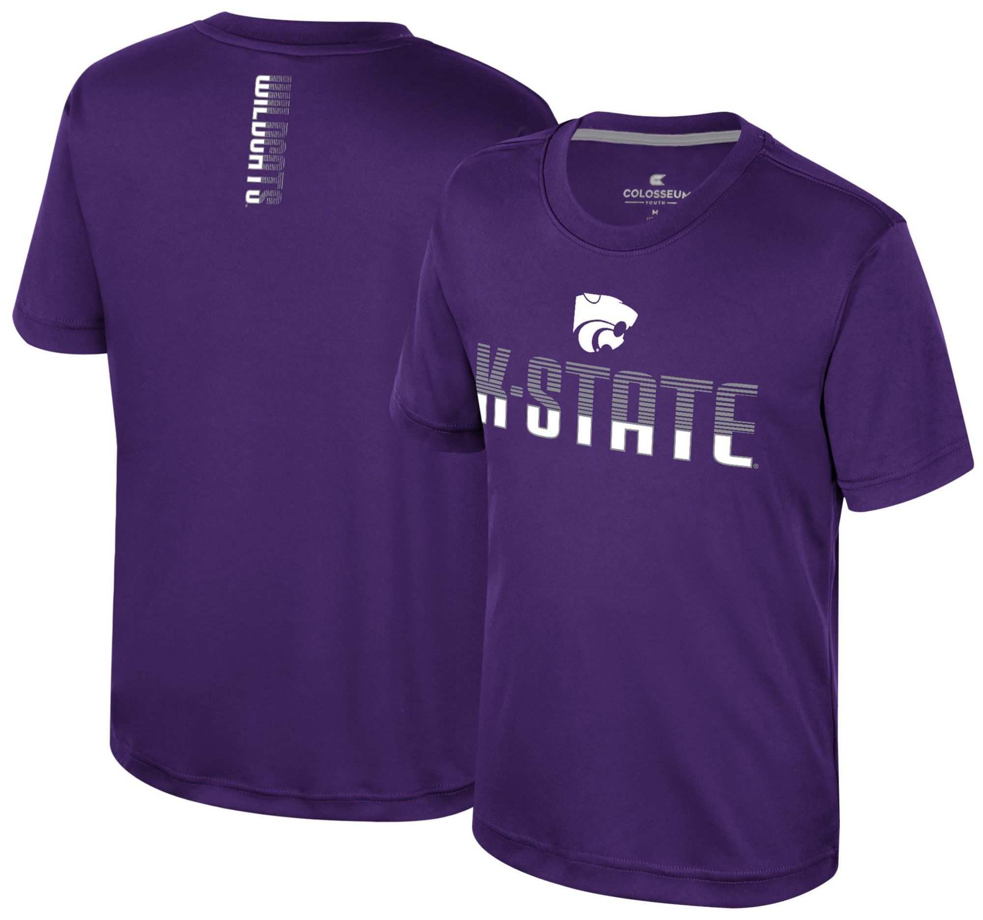 Colosseum Youth Kansas State Wildcats Purple Simon Poly Short Sleeve T-Shirt product image
