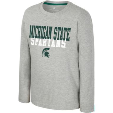 sorry, Colosseum Youth Michigan State Spartans Heather Grey Adventure Long Sleeve T-Shirt is currently out of stock