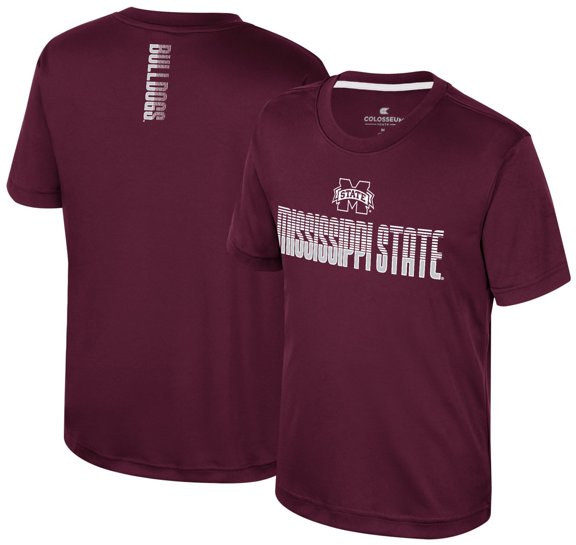 Colosseum Youth Mississippi State Bulldogs Maroon Simon Poly Short Sleeve T-Shirt product image