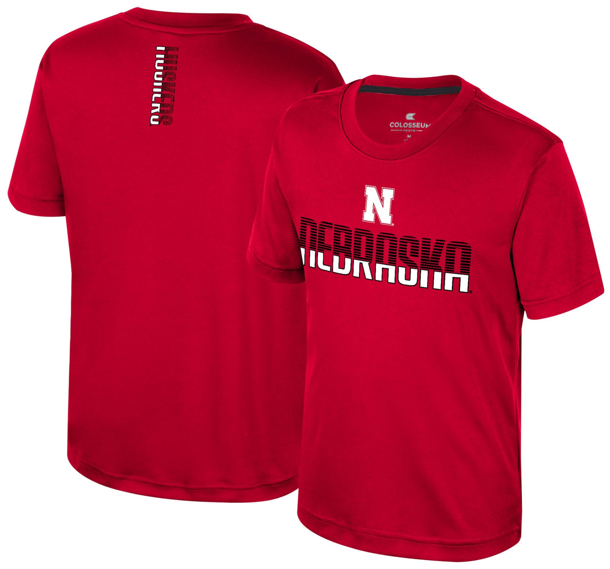 Colosseum Youth Nebraska Cornhuskers Red Simon Poly Short Sleeve T-Shirt product image