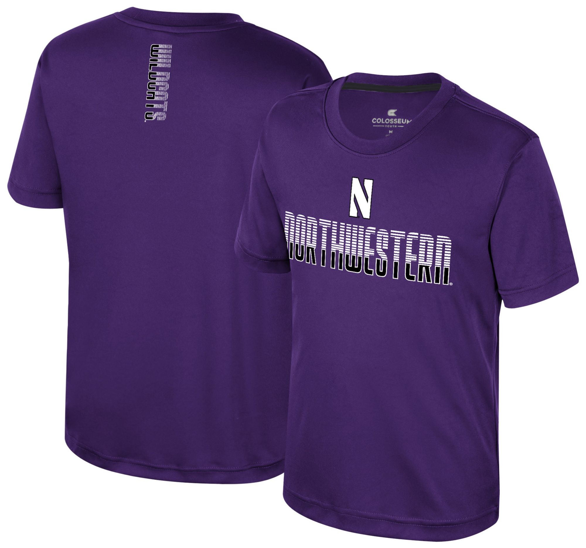 Colosseum Youth Northwestern Wildcats Purple Simon Poly Short Sleeve T-Shirt product image