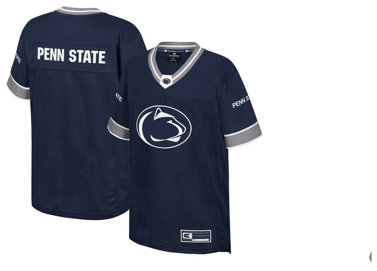 Colosseum Youth Penn State Nittany Lions Navy Football Jersey product image