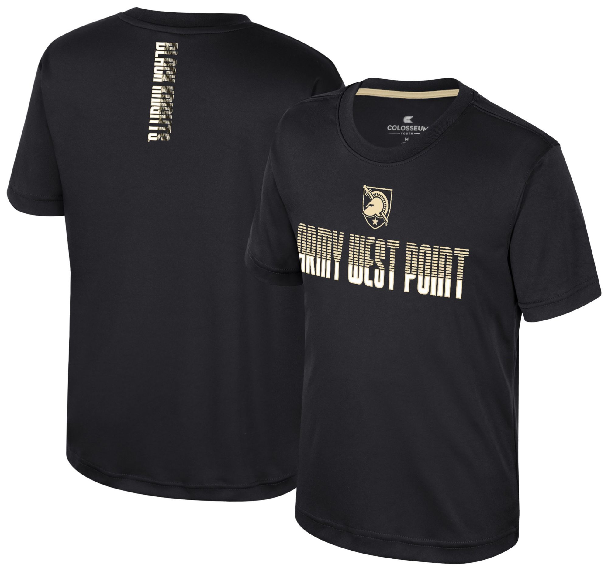Colosseum Youth Army West Point Black Knights Black Simon Poly Short Sleeve T-Shirt product image