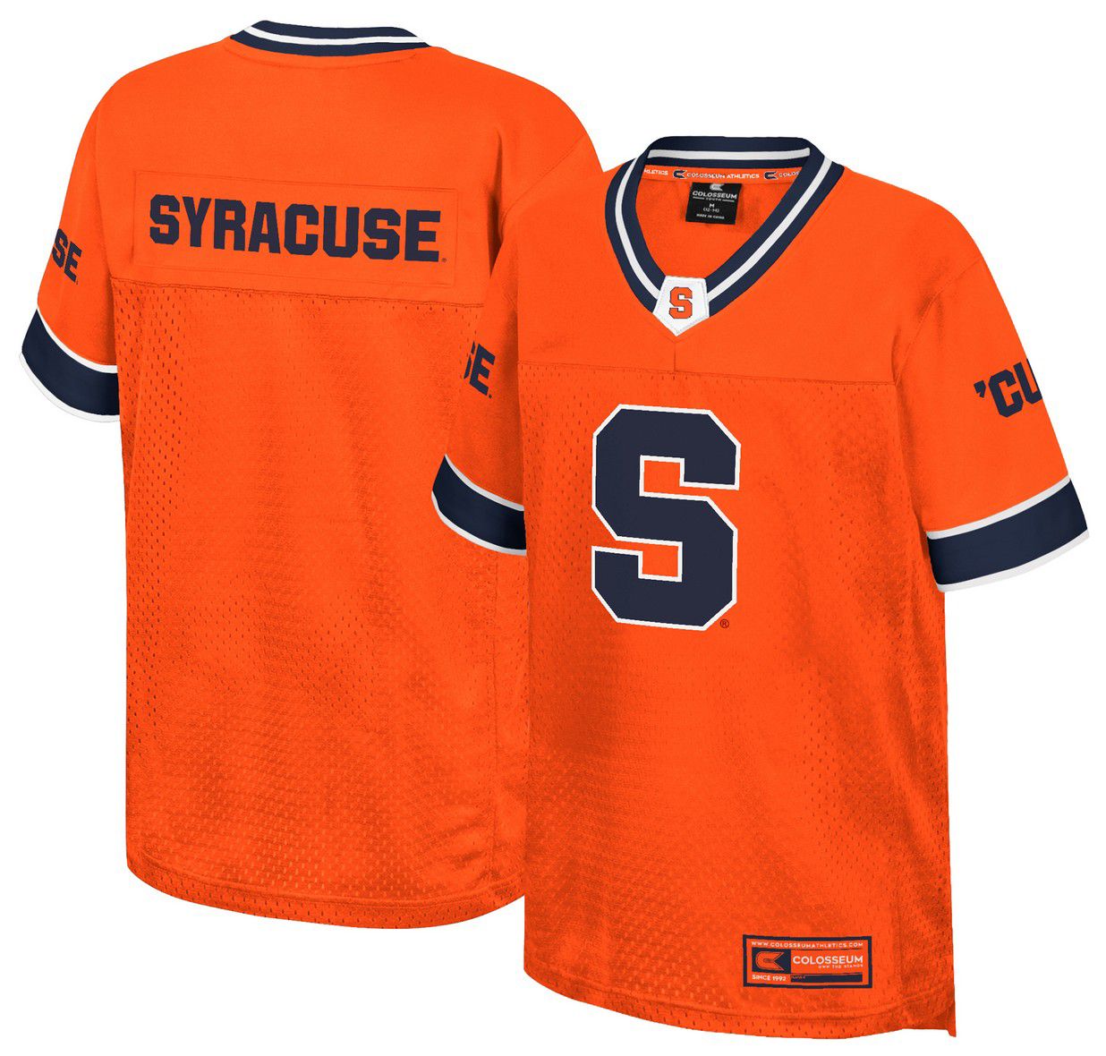 Colosseum Youth Syracuse Orange Orange Football Jersey product image