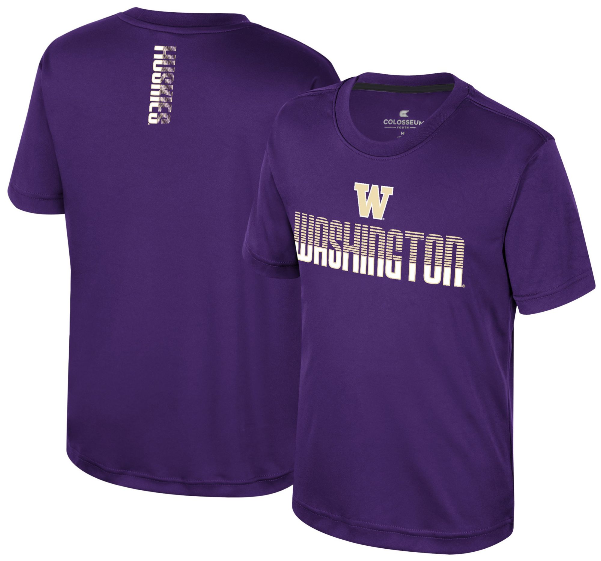 Colosseum Youth Washington Huskies Purple Simon Poly Short Sleeve T-Shirt product image