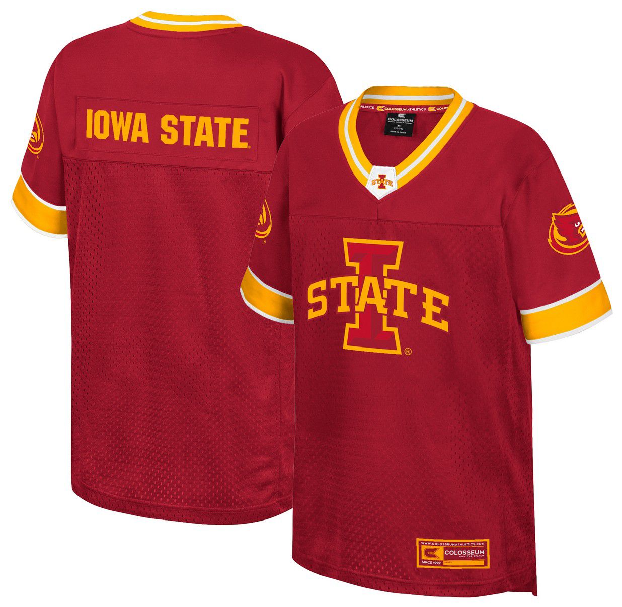 Colosseum Youth Iowa State Cyclones Cardinal Football Jersey product image