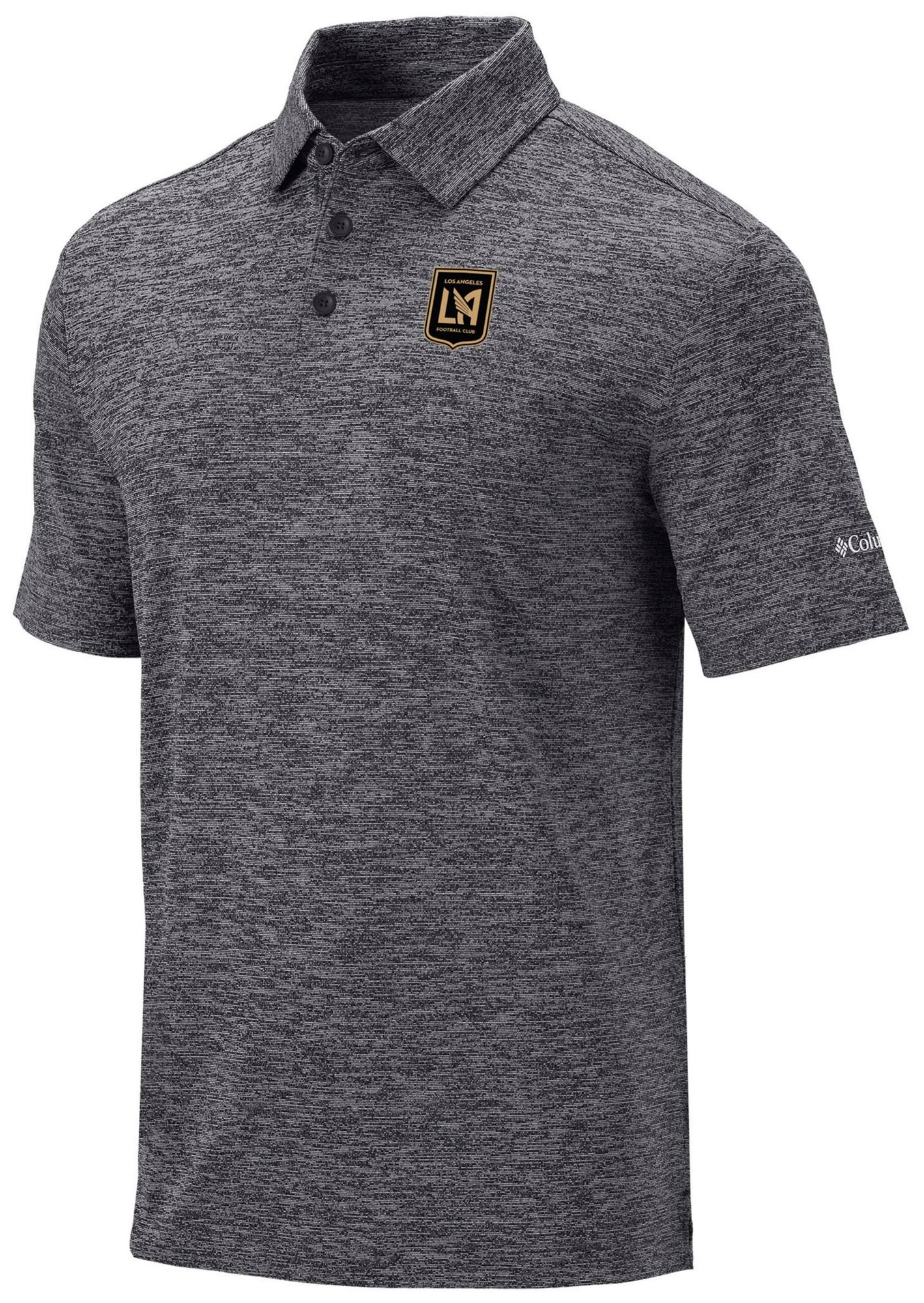 Columbia Adult Los Angeles FC Black Logo Polo product image