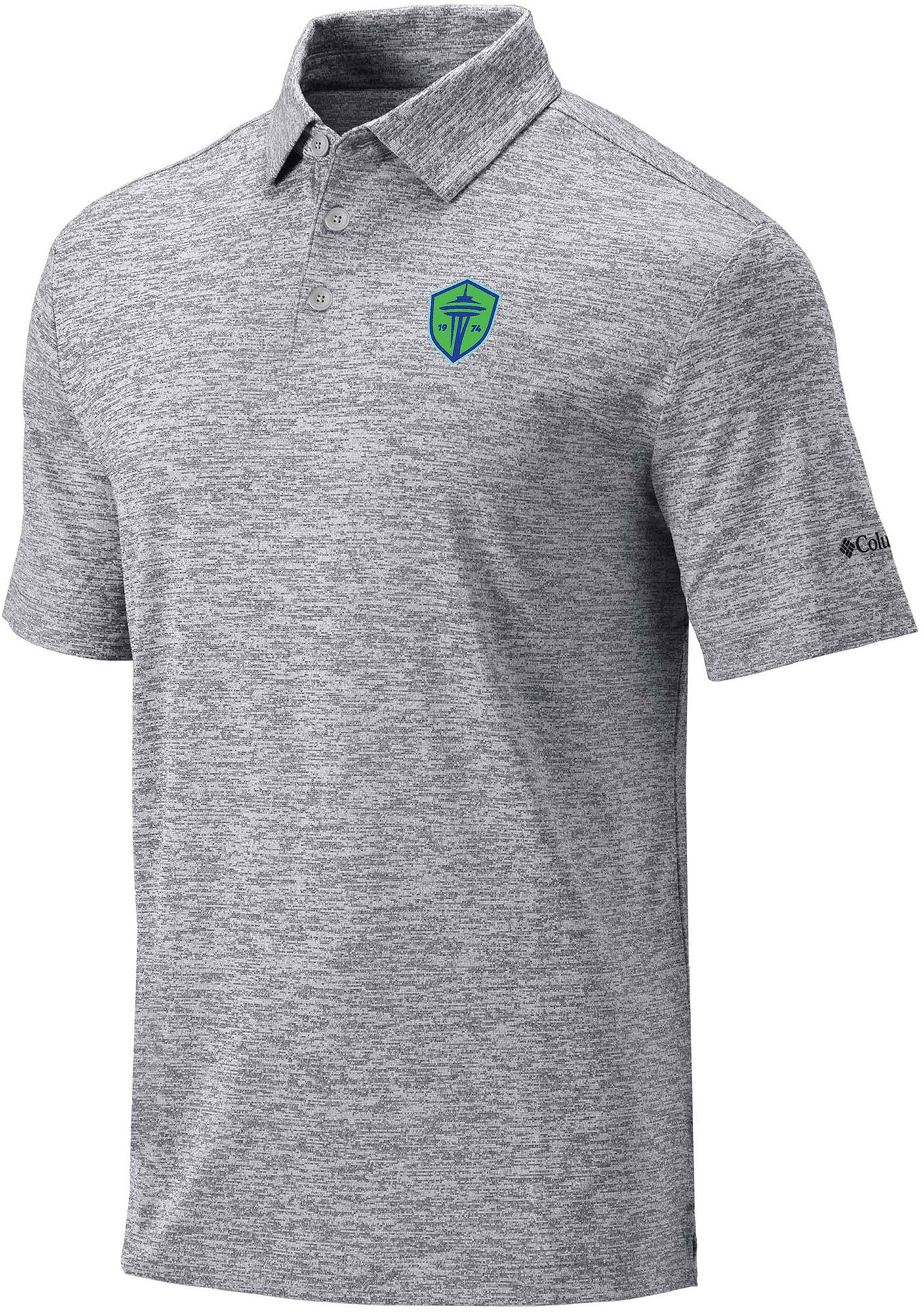 Columbia Adult Seattle Sounders Cool Grey Final Round Polo product image