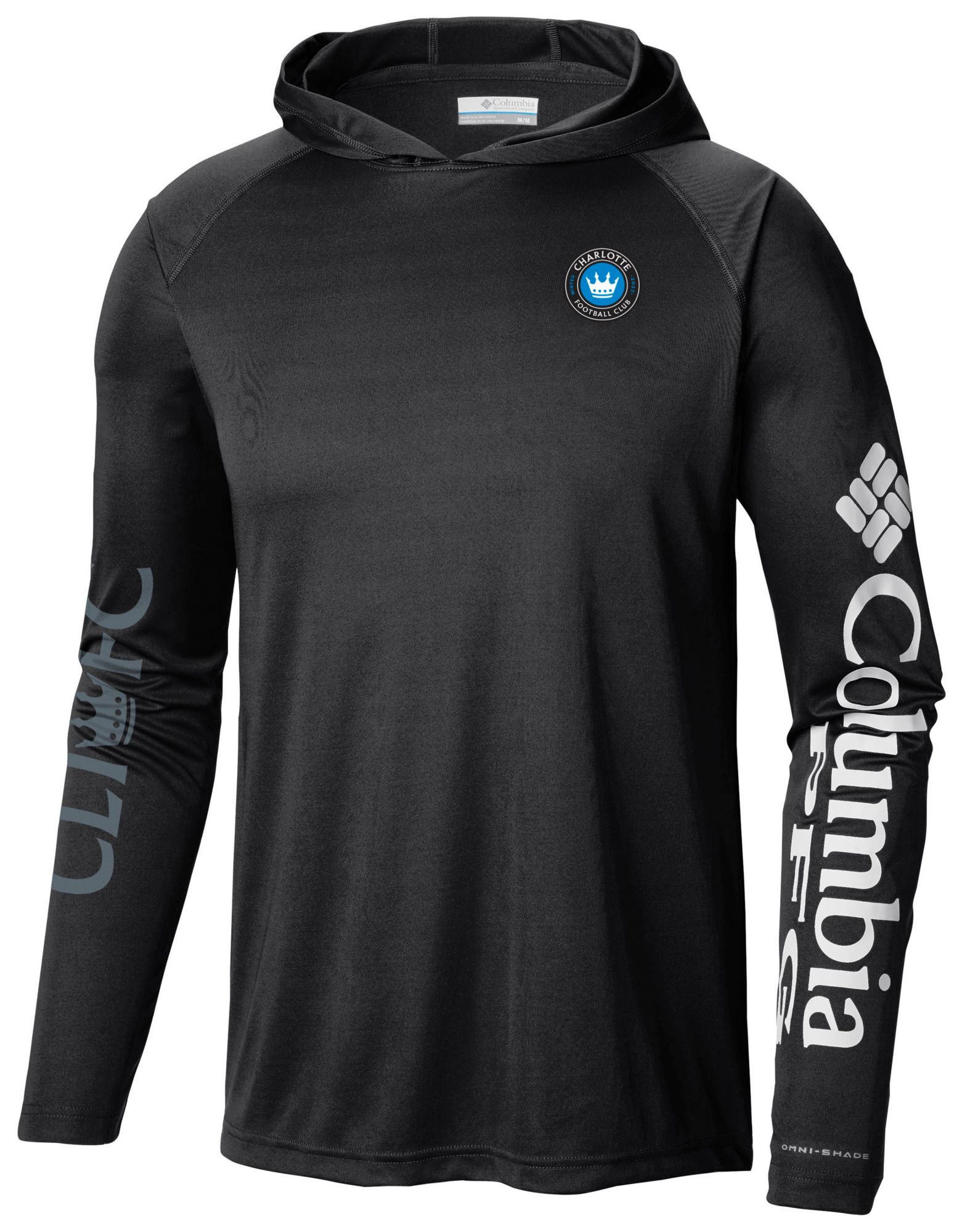 Columbia Men's Charlotte FC Black Tackle Pullover Hoodie product image