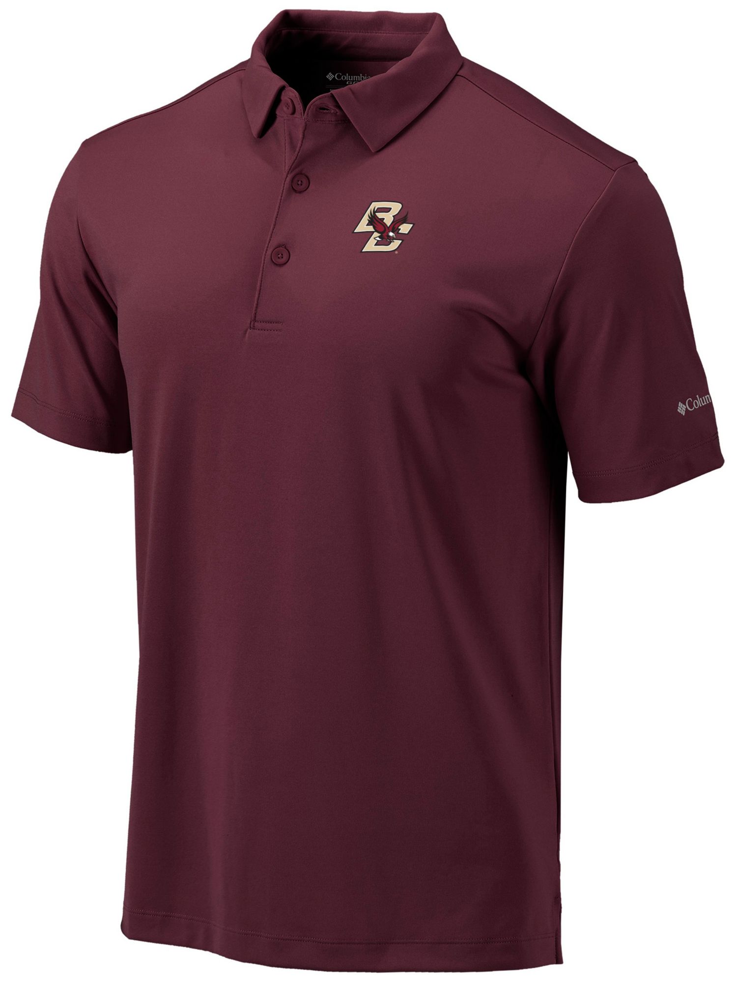 Columbia Men's Boston College Eagles Deep Maroon Drive Polo product image