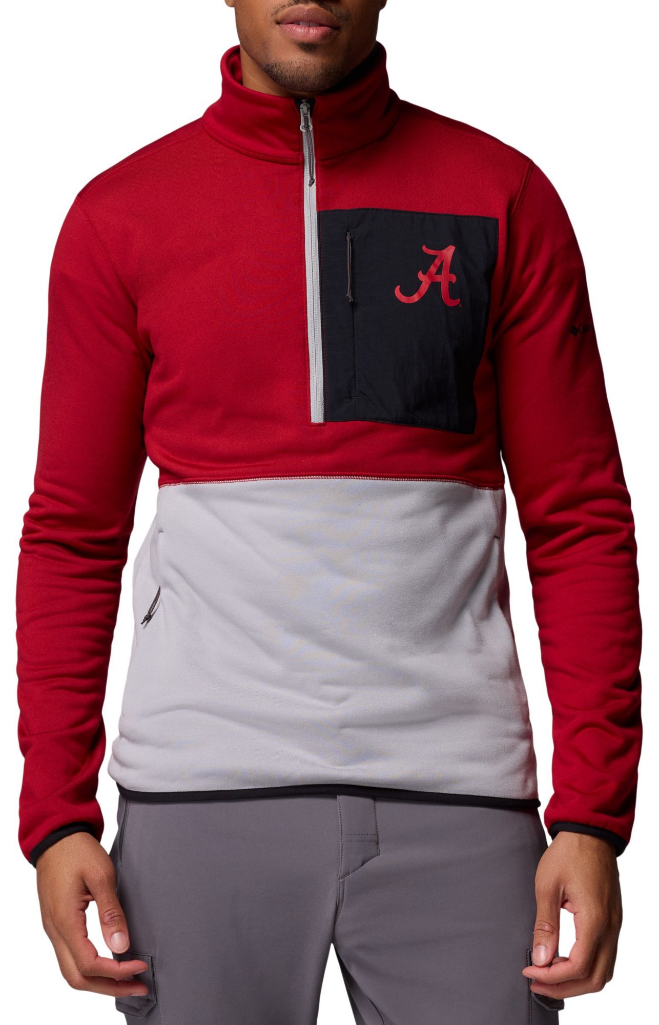 Columbia Men's Alabama Crimson Tide Red Hike Half-Zip Jacket product image