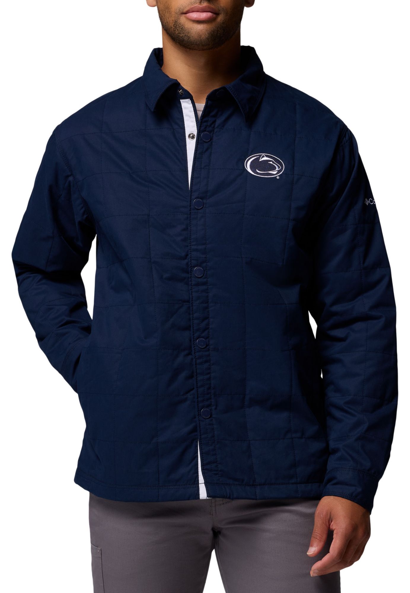 Columbia Men's Penn State Nittany Lions Collegiate Navy Campus Roam Quilted Jacket product image