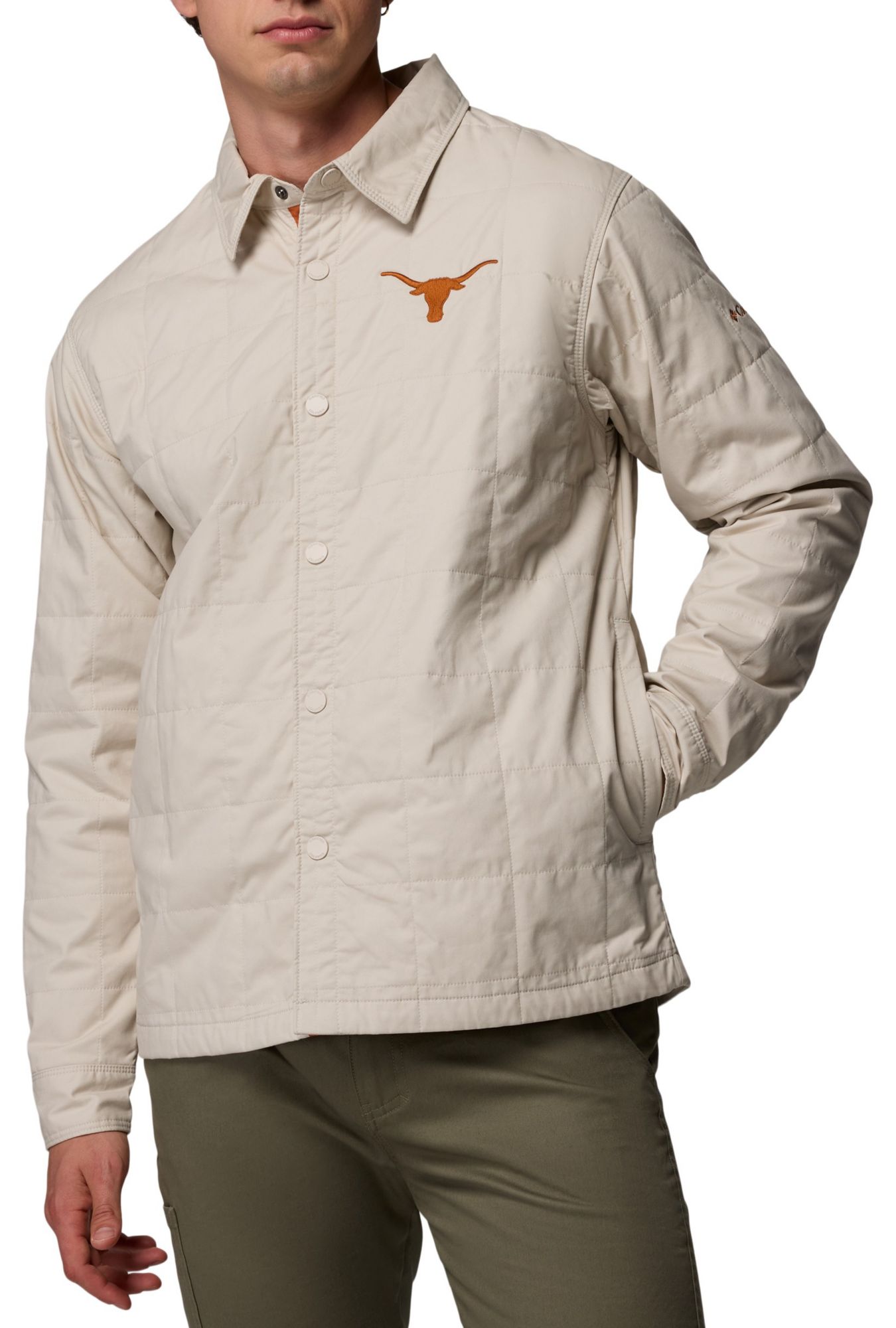 Columbia Men's Texas Longhorns Dark Stone Campus Roam Quilted Jacket product image